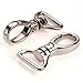 Pack of 20 Cotowin 3/4-inch Silver Color 360 Degree Curved Lobster Clasps Swivel Trigger Clips Snap for Shoulder Bag Backpack Luggage Replacement