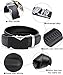 Belts Mens Leather Ratchet Comfort Cilp Adjustable Automatic Sliding Buckle Fashion Dress Belt 1.38 inches Width Black