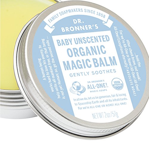 Dr. Bronner Balm Baby Unscented, 2 Ounce