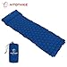 HITORHIKE Backpack Sleeping Pad Lightweight Camping Sleeping Bag Pad Ultralight & Compact & Inflatable Air Mattress Pad-Insulated Air Mat for Camp,Backpacking,Hiking,Scouts,Travel(Navy Blue)