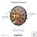 Toysmith Magnetic Dart Board Play Indoor or Outdoor Games, For Boys & Girls Ages 6+