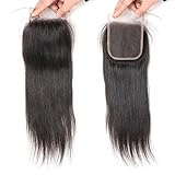 West Kiss Hair Straight Brazilian Virgin Human Hair 4x4 Lace Closure No Bleached Knots