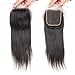 West Kiss Hair Straight Brazilian Virgin Human Hair 4x4 Lace Closure No Bleached Knots