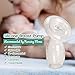 Silicone Breast Pump - Silicone Breastmilk Pump - Bonus Breastfeeding Ebook, Lid, and Travel Bag - Build the Perfect Milk Stash - Easy to Use - Great for Moms on the Go - BPA Free and FDA Approved