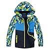 Echinodon Outdoorjas voor kinderen, waterafstotend, winddicht, overgangsjas, meisjes, jongens, regenjas, lente, herfst
