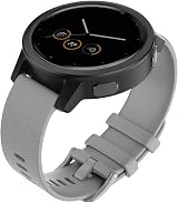 ISABAKE 18mm Silicone Watch Band for Garmin Venu 2S Vivoactive 4S Vivomove 3S view 2
