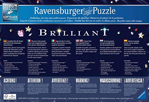 Ravensburger Puzzle 14882 - Im Feenwald - 500 Teile Puzzle für Erwachsene und Kinder ab 10 Jahren, Fantasy-Puzzle mit Dekosteinen zum Verzieren – Bild 3
