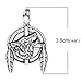 JGFinds Assorted Native American Wolf Charms for Jewelry Making, Wholesale 60 Pack