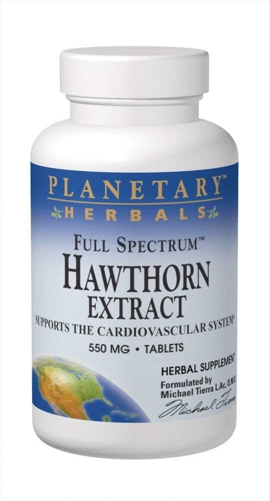 Full Spectrum Hawthorn Planetary Herbals 60 Tabs: Health & Personal Care