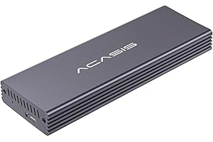 FREEGENE ACASIS USB C 3.2 SSD Enclosure for Apple Flash SSDs 12+16 PIN MacBook Pro,MacBook Air, Mac Pro, iMac from 2013 to 2017 Portable Storage Enclosure Compatible with M.2 Nvme SSD with Adapter