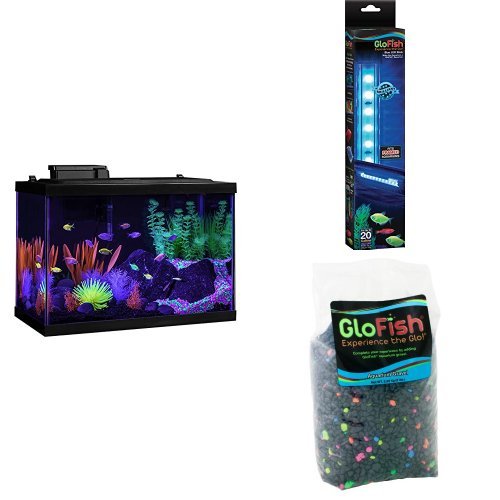 Tetra 20 Gallon Complete Aquarium Kit w/Filter Heater LED & Plants