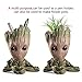 Flowerpot Treeman Baby Groot Succulent Planter Cute Green Plants Flower Pot with Hole Pen Holder (Heart)