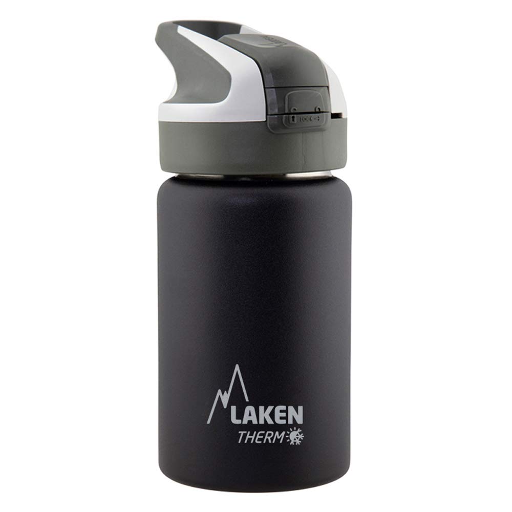 Laken Unisex - Adult Thermos TS3N Thermos Flask, Black, 18/8-0.35 L