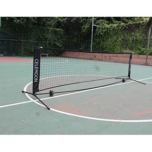 image for CeleMoon Portable Foldable Tennis Net Set for Tennis, Pickleball, Kids
