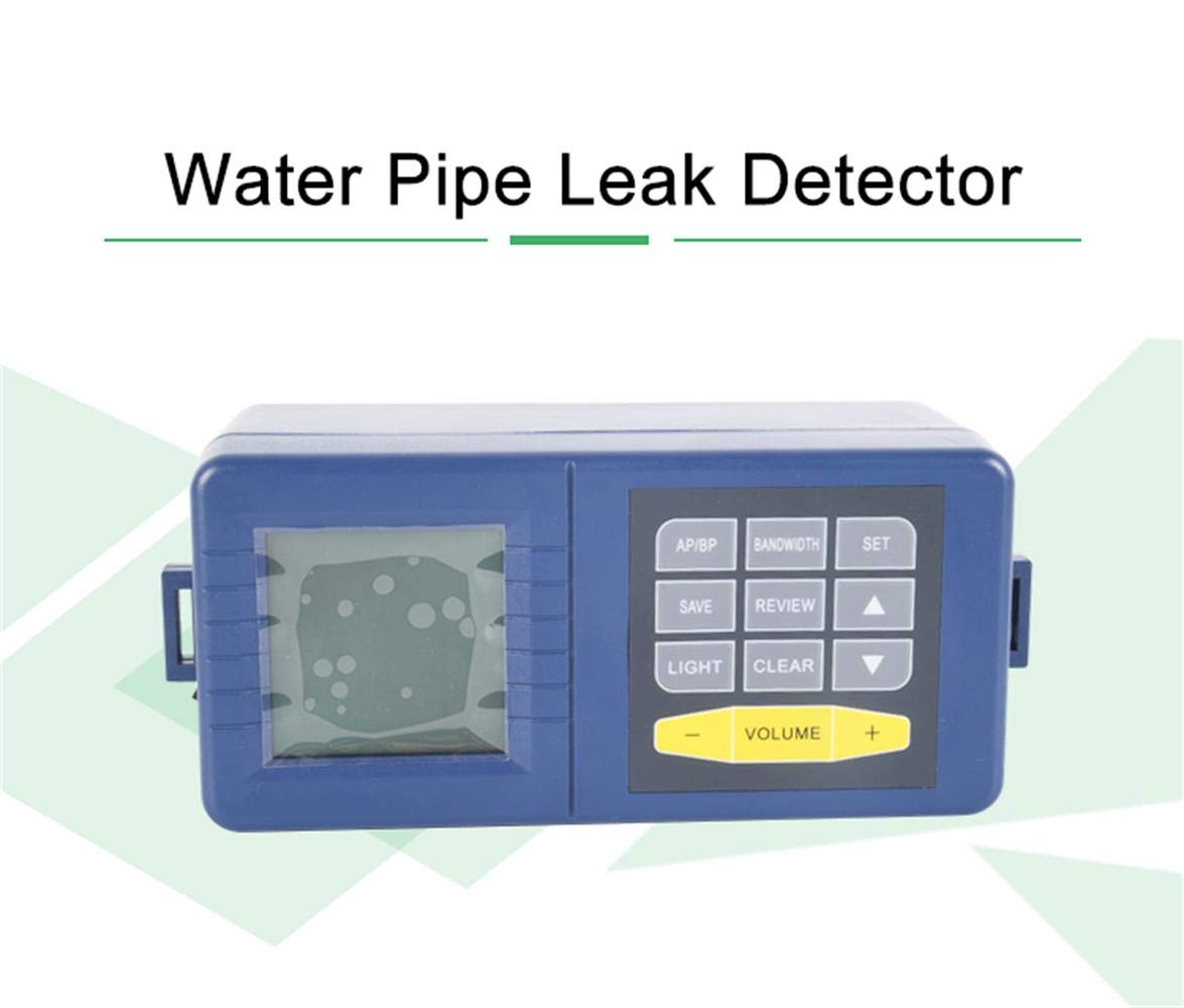VTSYIQI VTS-3000 High Accuracy Water Leak Detector Underground Pipe Leakage Detection with Frequency analysis bandwidth 70 to 4000Hz Water pipe leak ...