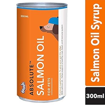 Drools Trumpetz Absolute Salmon Oil Syrup Dog Supplement, 300ml