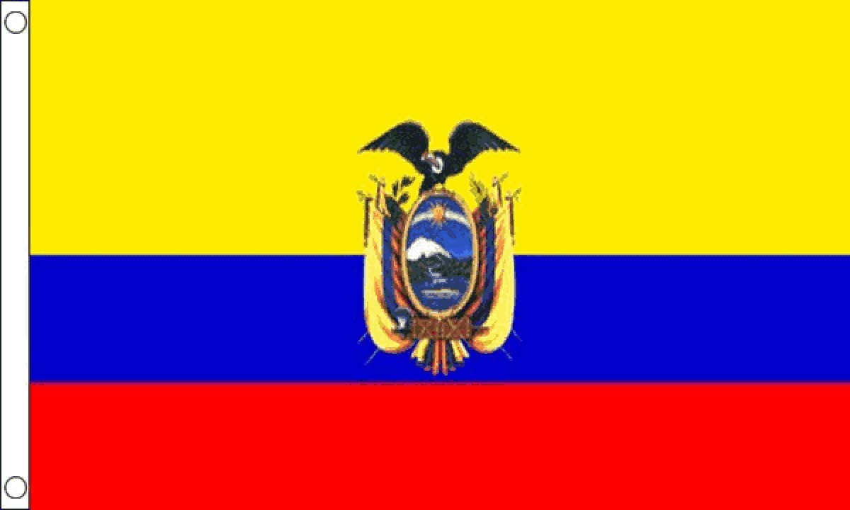 Ecuador Flag - Large 5 x 3 FT - FlagSuperstore©