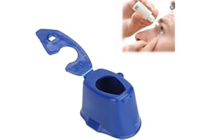Dioche Eye Drop Guides, Eye Drop Applicator, Dispenser Aids for Eyedrop, Eye Dropper Cup for Most Eyes Drops Bottle, Portable