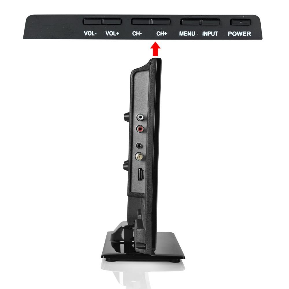 15.6" LED TV - HD Flat Screen TV (PTVLED15) Tested working condition verified 