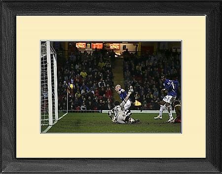 Tableau D Affiche Encadree Watford V Everton Manuel Fernandes