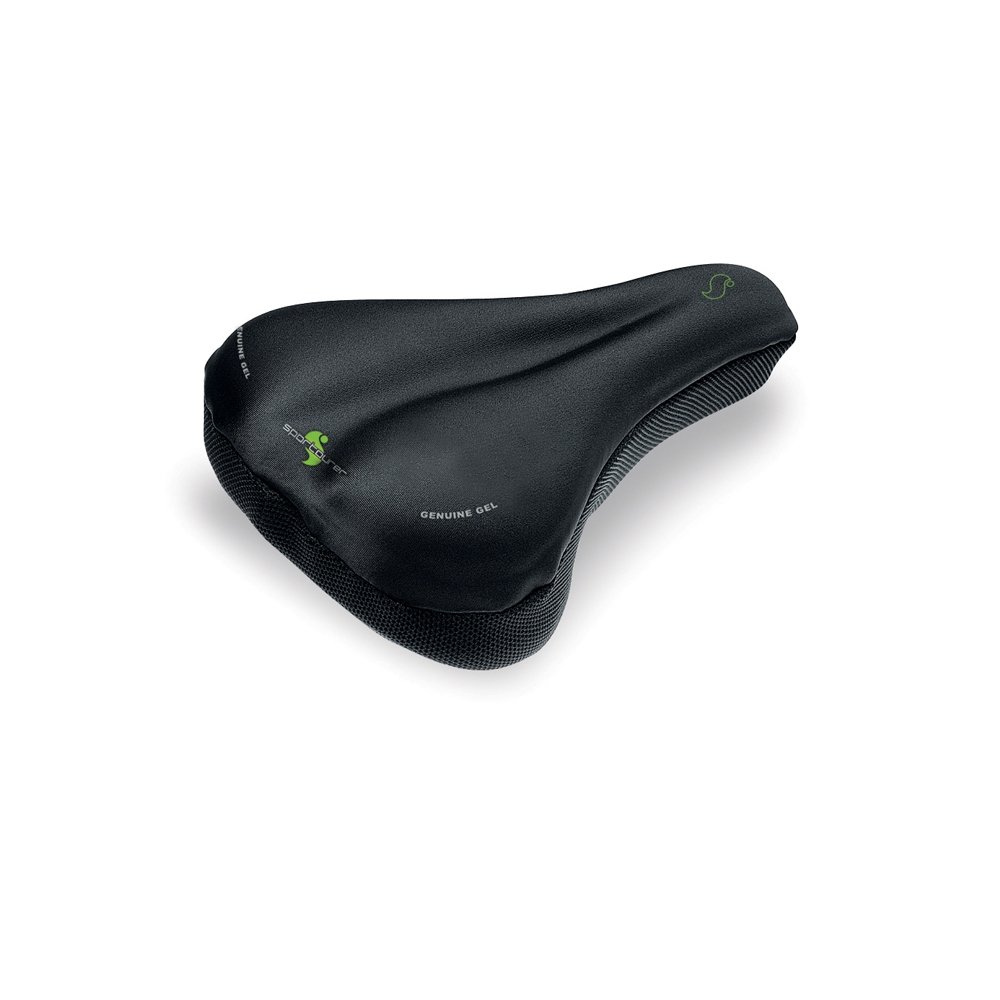 Sportourer Seat Cover Easy Gel Saddle Cover - Black, Large