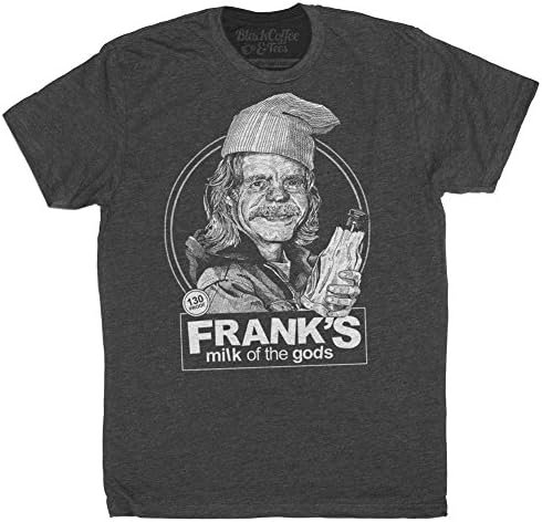 Saint Patricks Day Shirt Shameless Frank Gallagher Milk of the gods Men's Beer Shirt - Black - X-Large