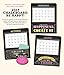 Orange Circle Studio 2017 Pockets Plus Wall Calendar, Chalkboard - Be Happy! (16039)