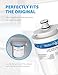 Waterdrop Plus UKF7003 Refrigerator Water Filter, Replacement for Maytag® UKF7003, UKF7002AXX, Whirlpool® EDR7D1, UKF7002, UKF7001AXX, UKF6001AXX, UKF5001, NSF 401&53 Certified (Package May Vary)