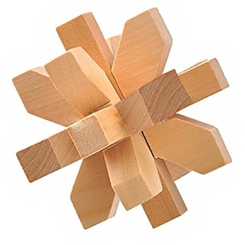 bamboo puzzle snowflake