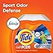 Tide PODS Plus Febreze, Sport Odor Defense Liquid Laundry Detergent Pacs, Active Fresh Scent, 26 Count