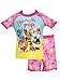 Paw Patrol Girls' Skye Marshall & Group Two Piece Swim Set Size 4 Pink