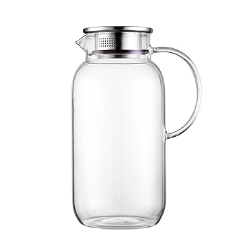 Amazon Co Jp Oneisall 冷水筒 ガラスポット 麦茶 ポット ギフト