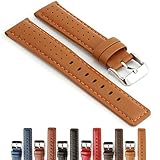 StrapsCo Perforated Leather Rally Watch Band