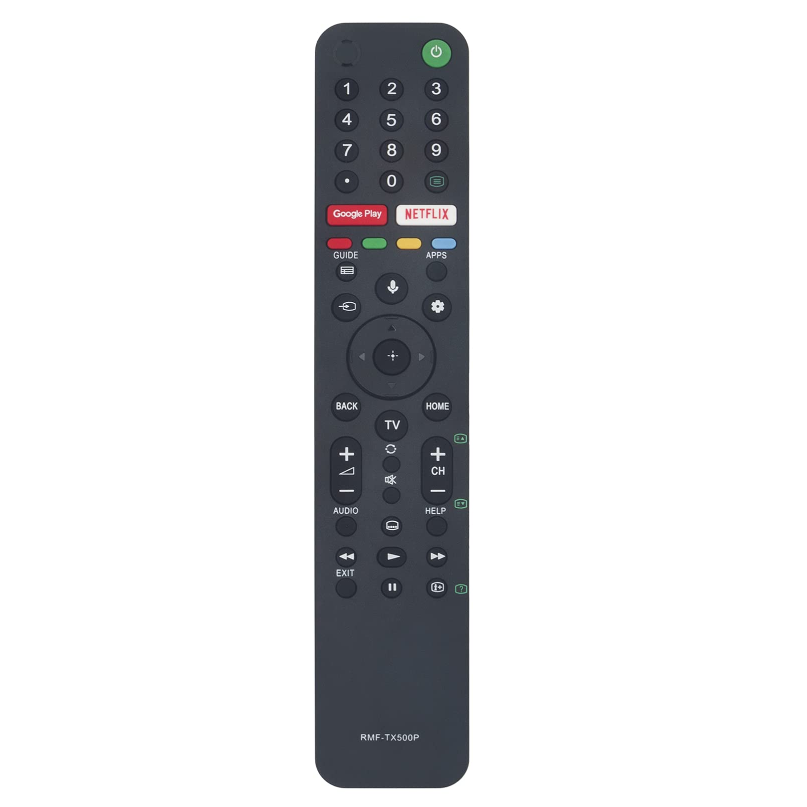 AULCMEET Replaced Voice Remote Control RMF-TX500P Fit for Sony TV KD-75X8000H KD-75X9500G KD-75X9500H KD-85X9000H KD-85X9500G KD-65X9000H KD-85X8000H KD-85X8500G KD-75X8500G KD-75X9000H