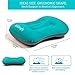 Inflatable Camping Pillow - Lightweight, Portable and Compact Hiking Gear for Women, Men and Kids - Perfect for Travel, Hiking, Backpacking and Camp Sleeping - Plus Sports Bandana- by Hikingly