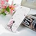 Samsung Galaxy S7 Edge Case Clear Colorful Case Cute Pink Butterfly Fairy Flowers Design Ultra Slim-Fit Easy Makeup PC Bumper Cover & HD Screen Protector Diamond Dust Plug Stylus Pen by Badalink