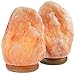 2 Natural Himalayan Salt Lamp w/ Bulb, Dimmer Cord