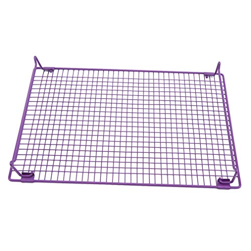 GloryMM Baking Nonstick Cooling Racks Multi-Purpose Stainless Steel Bread Barbecue Square Rack For Baking Fits Half Sheet Pans Cool Cookies Cakes - Thumbnail 5