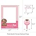 Big Dot of Happiness 2nd Birthday Girl - Two Much Fun - Birthday Party Selfie Photo Booth Picture Frame & Props - Printed on Sturdy Material