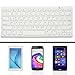 iXCC Ultra-Slim Bluetooth Keyboard for iPad Air 2 / Air, iPad mini 3 / mini 2 / mini, iPad 4 / 3 / 2, Galaxy Tabs and Other Mobile Devices - White