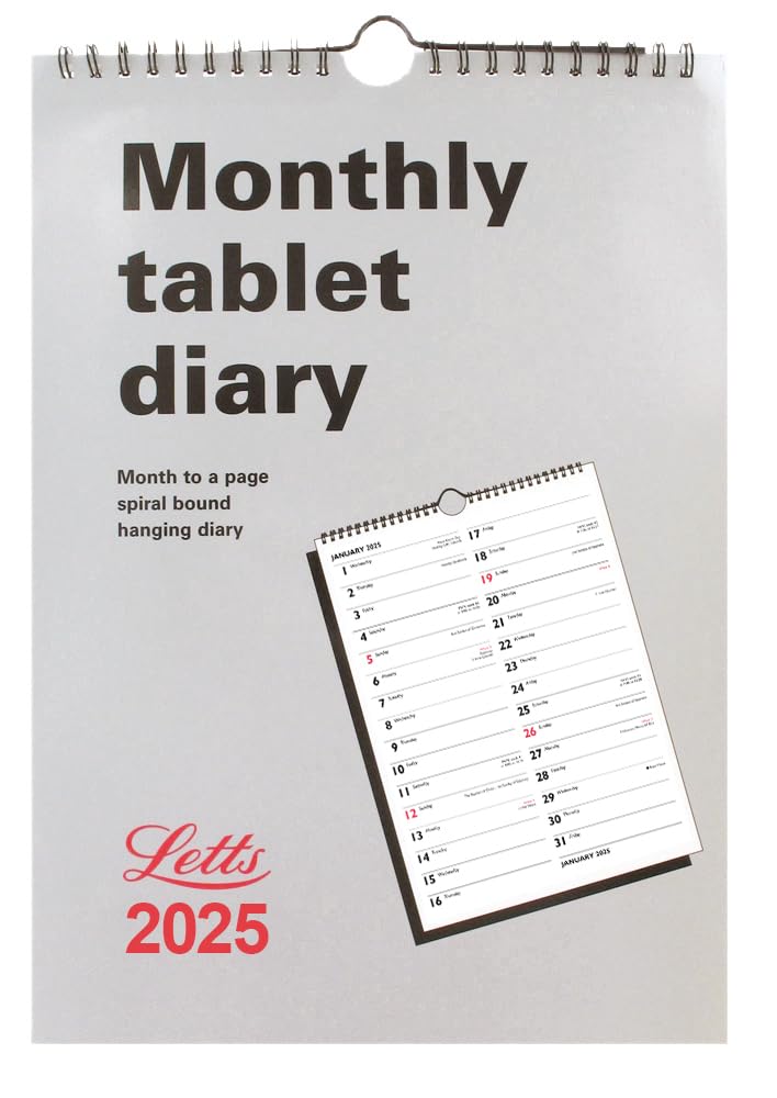 Letts of London 2025 Monthly Tablet Diary 2025