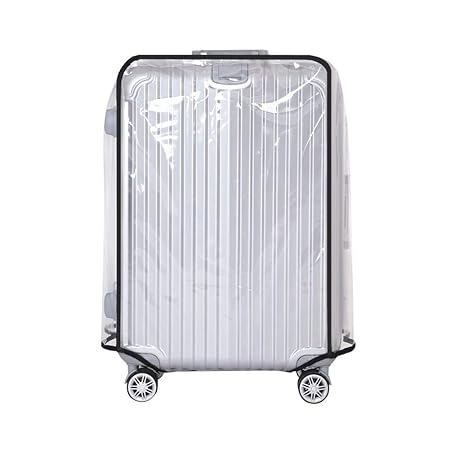 PTpodsm PVC Waterproof Luggage Protective Cover (Clear)