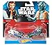 Hot Wheels Boys Star Wars Character Car Han Solo & Greedo (2 Pack)