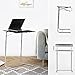 GreenForest Simple Portable Table Adjustable Folding Bed Tray Laptop Desk Reading Notebook Stand Black