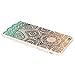 iPhone 6 Case, iPhone 6s Case,JAHOLAN TPU Silicone Gel Soft Clear Case Cover for Iphone 6 6S - Gold Green Tribal Henna