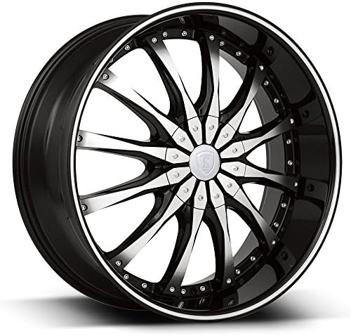 20" Inch Borghini B8 Chrome Wheels Rims | Set of 4 | Fits (2013+) Volkswagen Golf GTI MK7 | Includes 2 Kulture Motorsports Decals