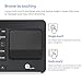 1byone Wireless Bluetooth Keyboard with Built-in Multi-touch Touchpad, Touch Keyboard for Windows/Android Tablet/Galaxy Tabs/Smartphones, Black