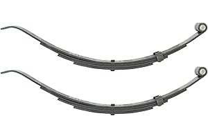 Sturdy Built Trailer Leaf Springs 24 1/2 inch Slipper Style 4 Leaf 2000lb Capacity - Set of 2 24027-2