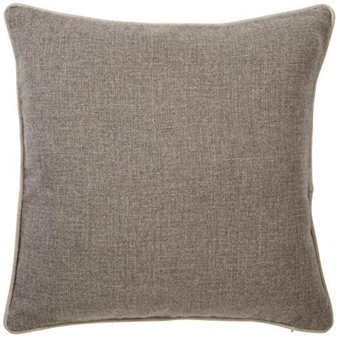 iLiv Anderson Heavy Weight Wool Look Square Cushion to Match Ready Made Curtains, Polyester, Taupe by iLiv