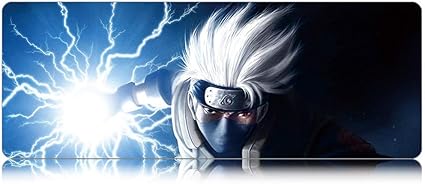 Kaiwenli Hatake Kakashi Chidori Fond Noir Naruto Anime Cartoon Tapis De Souris Surdimensionnees Slip Verrouillage E Sport Game Design Peripheriques Informatiques Ordinateur De Bureau Pad Amazon Fr Fournitures De Bureau